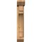 Ekena Millwork Merced Slat Smooth Bracket w/ Offset Brace, Western Red Cedar, 5 1/2"W x 20"D x 32"H BKT0604X20X32MRC06SWR - alternate 4